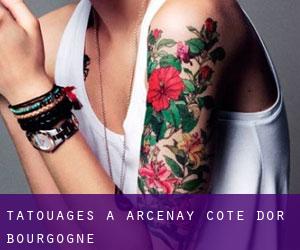 tatouages ​​à Arcenay (Côte-d'Or, Bourgogne)