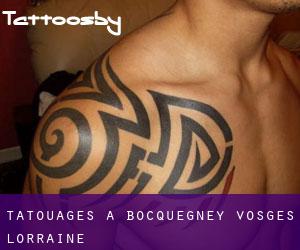 tatouages ​​à Bocquegney (Vosges, Lorraine)