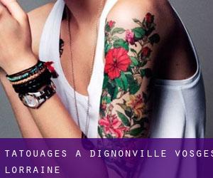 tatouages ​​à Dignonville (Vosges, Lorraine)